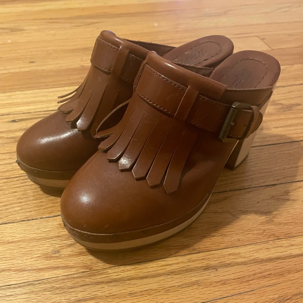 Madewell Platform Mule Size 5